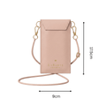 Cancun Pink Plant Based Phone & Card Crossbody only 2 left