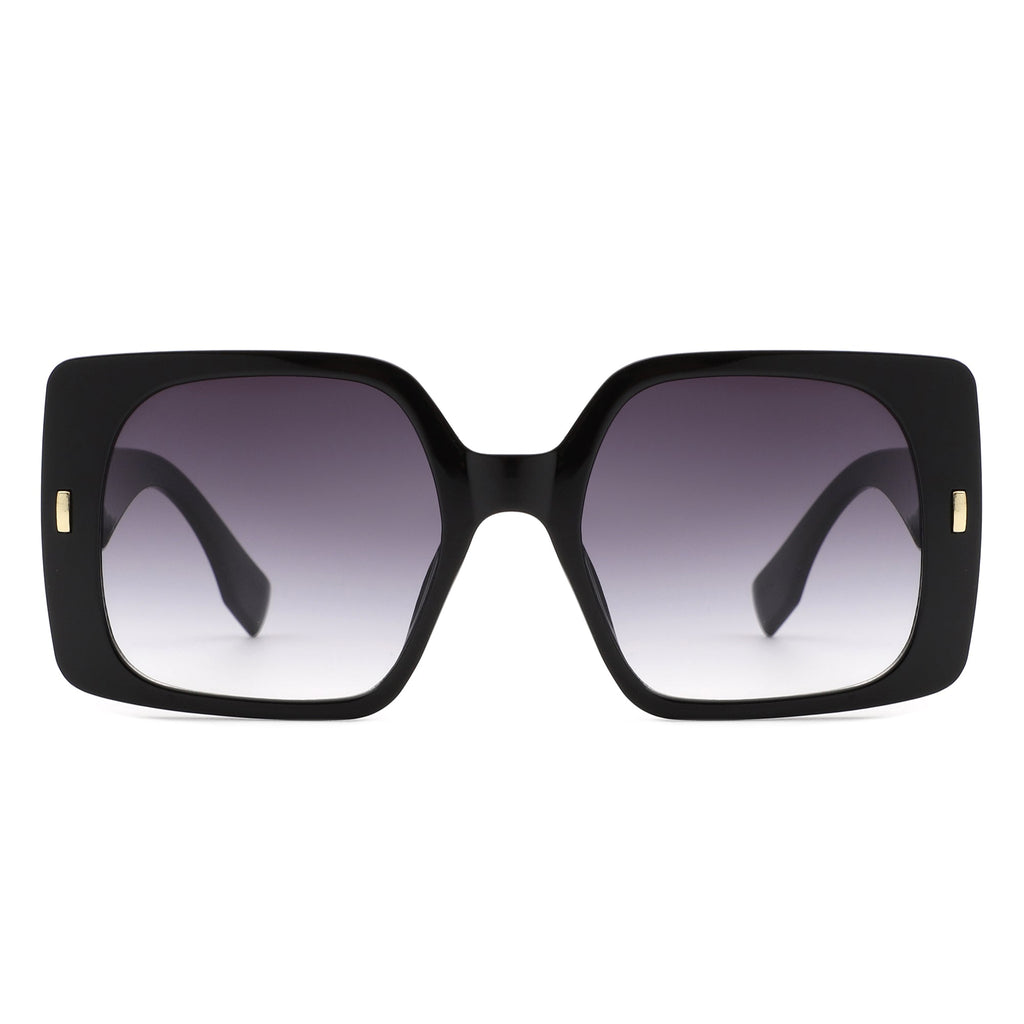 Snap - Chic Square Flat Top Fashion Sunglasses for Women