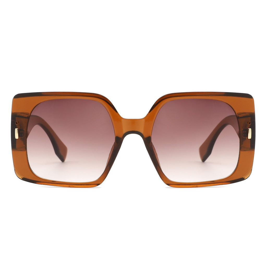 Snap - Chic Square Flat Top Fashion Sunglasses for Women