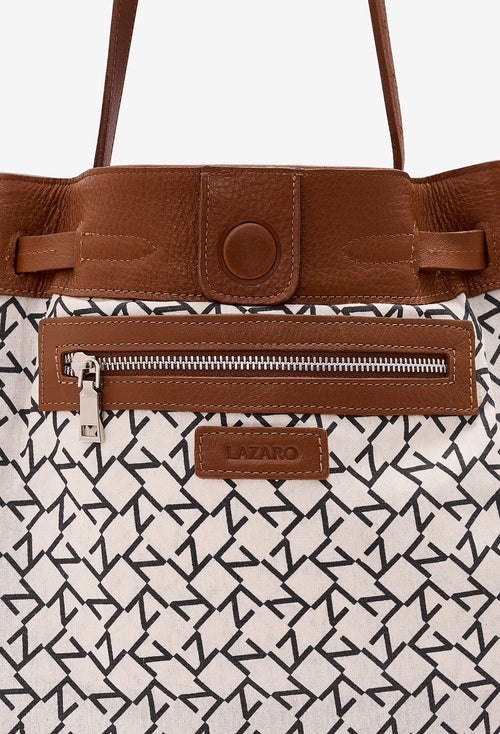 Coya Leather Bucket Bag - Cognac